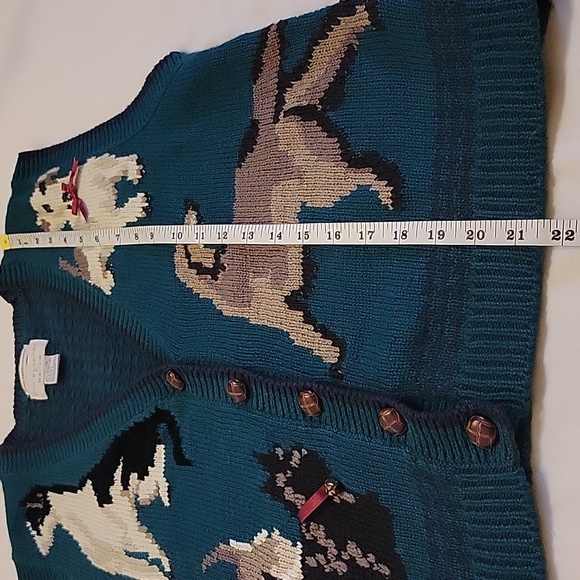 Vintage Christopher & Banks Hand Embroidered Dog Sweater Vest - Picture 10 of 10